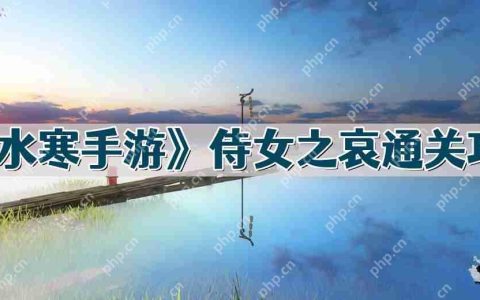 逆水寒手游侍女之哀怎么过-侍女之哀通关攻略
