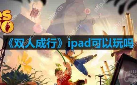 双人成行ipad可以玩吗-ipad能不能玩