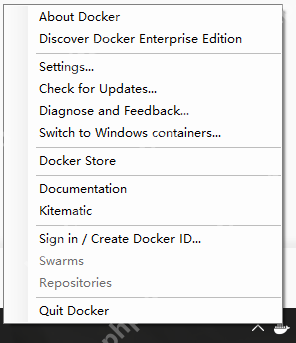 Docker在Win10下的安装和配置 原