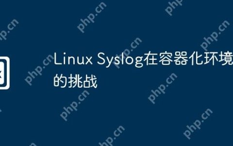 Linux Syslog在容器化环境中的挑战