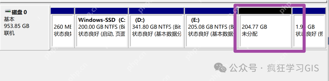 将Windows电脑相邻两个盘合并的方法