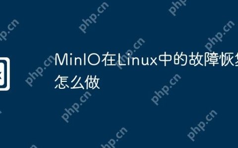 MinIO在Linux中的故障恢复怎么做