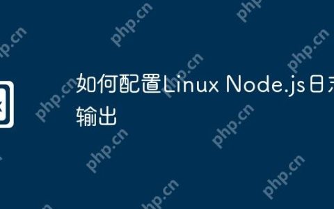 如何配置Linux Node.js日志输出