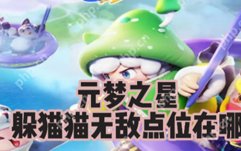 元梦之星躲猫猫无敌点位在哪