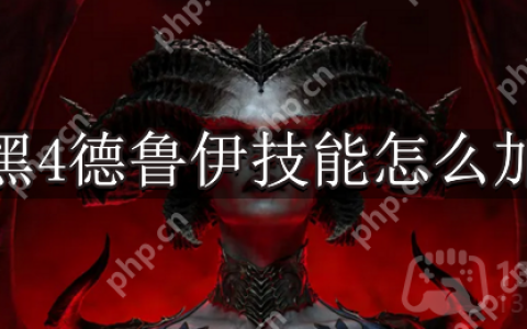 暗黑破坏神4德鲁伊技能怎么加点-暗黑4德鲁伊技能加点推荐