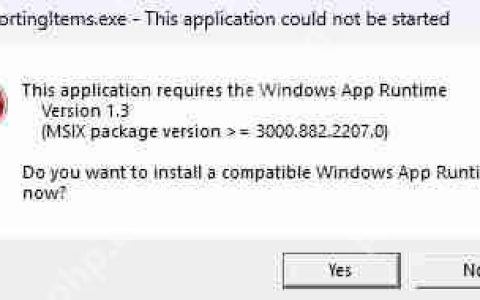 Fixing Missing Windows App Runtime Environment Prompt for Unpackaged WinUI 3 Applications