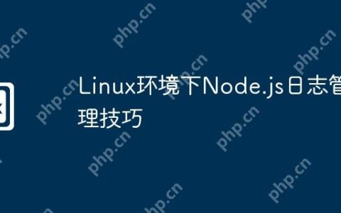 Linux环境下Node.js日志管理技巧
