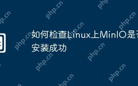 如何检查Linux上MinIO是否安装成功