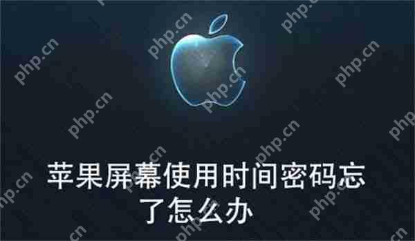 苹果屏幕使用时间密码忘了怎么办
