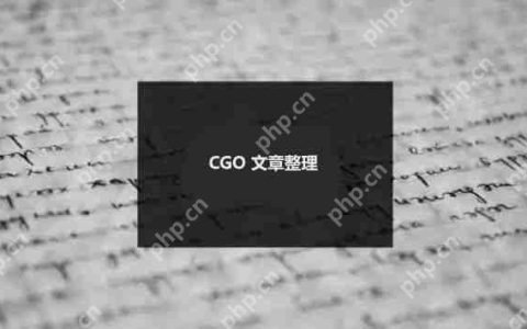 CGO文章整理