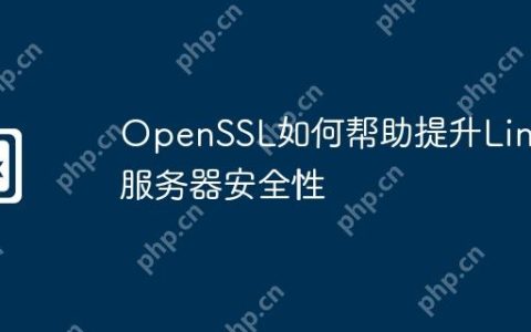 OpenSSL如何帮助提升Linux服务器安全性
