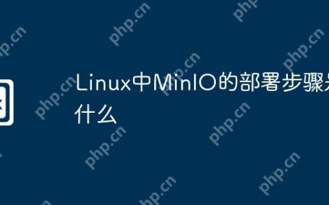 Linux中MinIO的部署步骤是什么