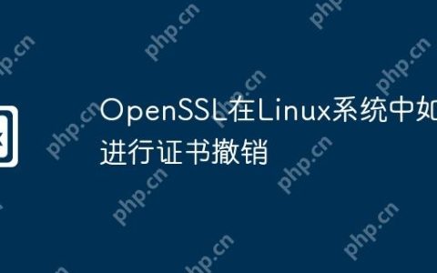 OpenSSL在Linux系统中如何进行证书撤销