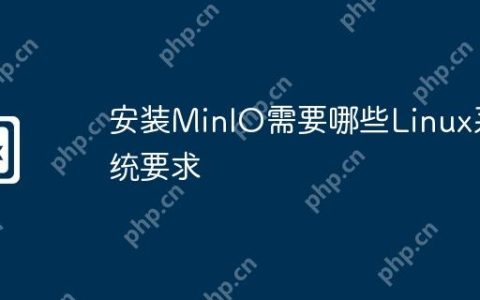 安装MinIO需要哪些Linux系统要求