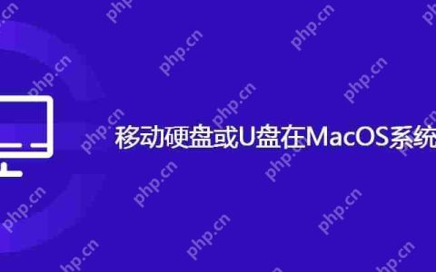 移动硬盘或U盘在MacOS系统上无法使用