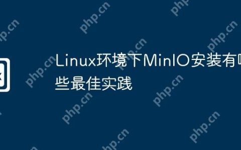 Linux环境下MinIO安装有哪些最佳实践