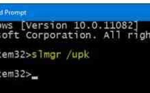 如何卸载windows10产品密钥