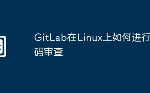GitLab在Linux上如何进行代码审查