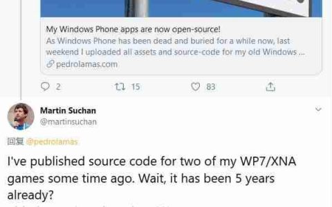 Windows Phone即将结束，WP开发者决定开放源代码