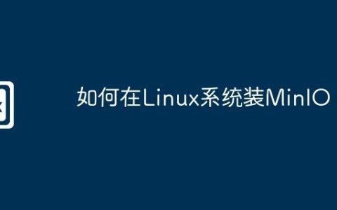 如何在Linux系统装MinIO