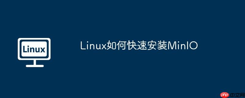 linux如何快速安装minio