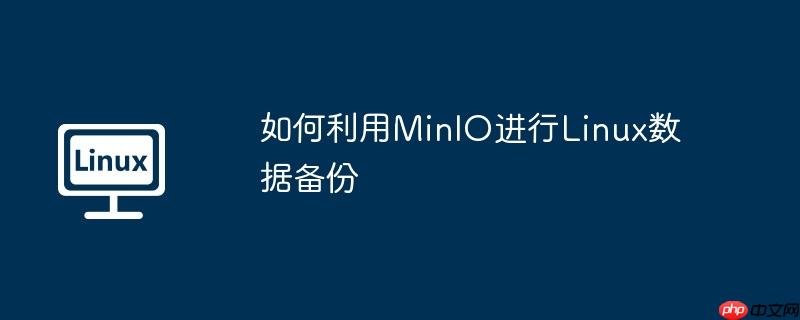 如何利用MinIO进行Linux数据备份