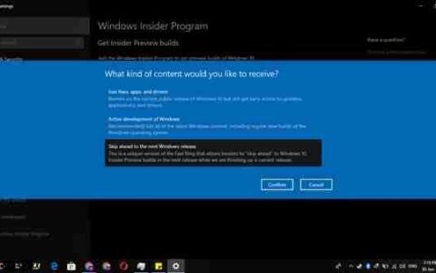Windows 10 Skip Ahead通道重新开放：首个19H2预览版近了