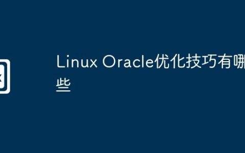 Linux Oracle优化技巧有哪些