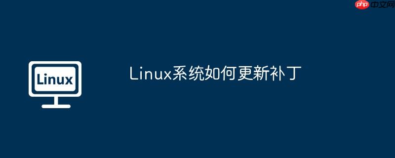 linux系统如何更新补丁