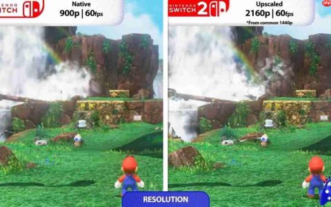 Switch2版《超级马里奥：奥德赛》与原版对比视频 画面全面升级