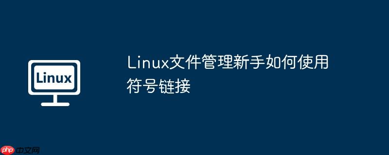 linux文件管理新手如何使用符号链接