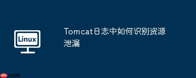 Tomcat日志中如何识别资源泄漏