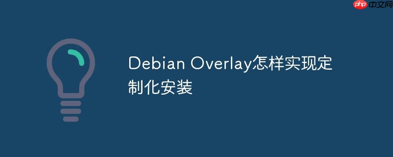 debian overlay怎样实现定制化安装