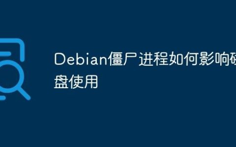 Debian僵尸进程如何影响磁盘使用