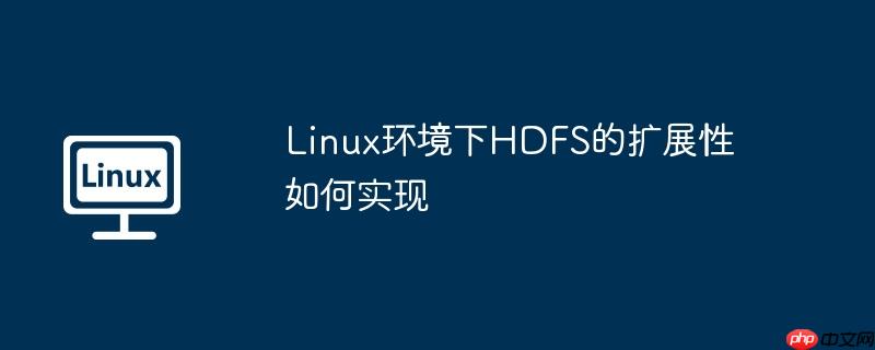 linux环境下hdfs的扩展性如何实现