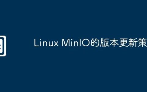 Linux MinIO的版本更新策略