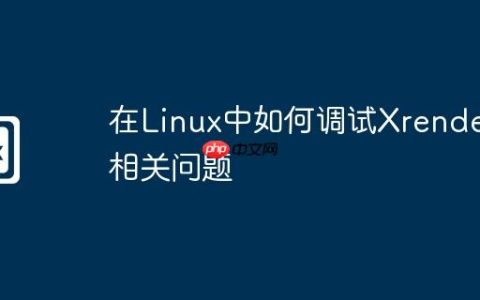在Linux中如何调试Xrender相关问题