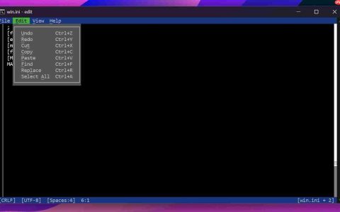Edit 将成 Win11 默认命令行文本编辑器，不会取代记事本，仅 230