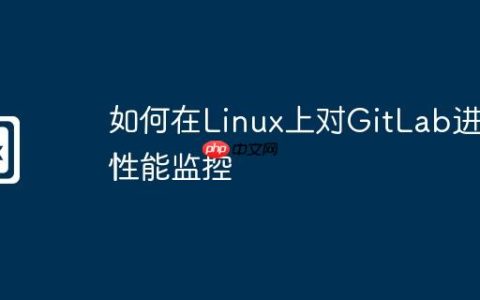 如何在Linux上对GitLab进行性能监控