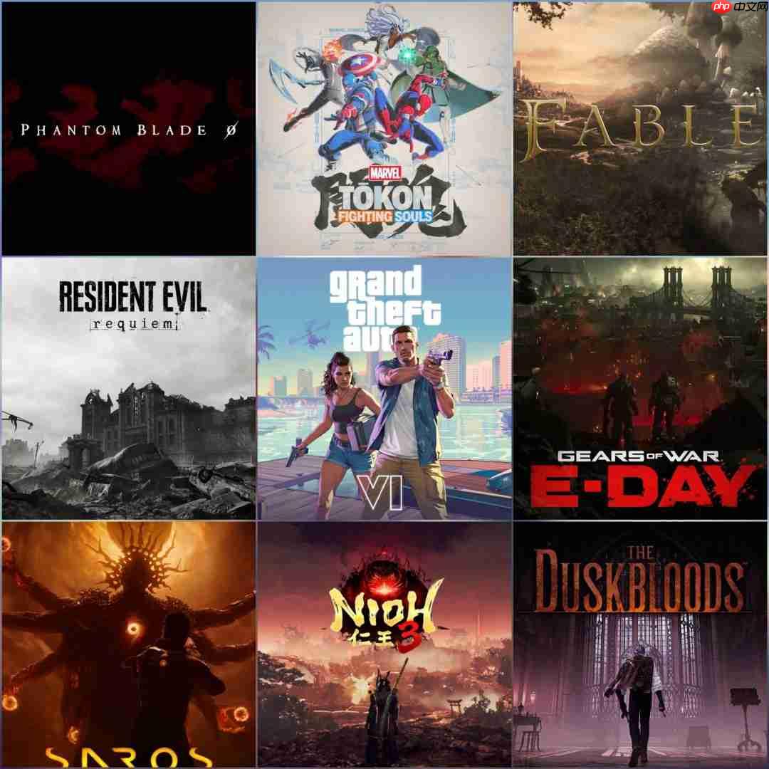 一超多强!《GTA6》、《生化危机9》等大作扎堆在2026年发售