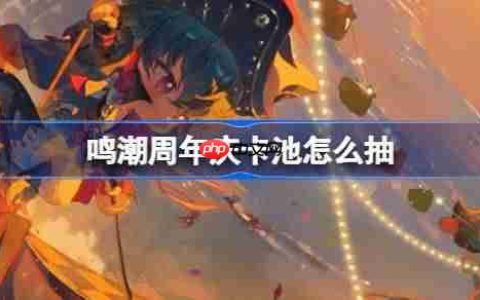 鸣潮周年庆卡池怎么抽-鸣潮周年庆卡池抽取推荐