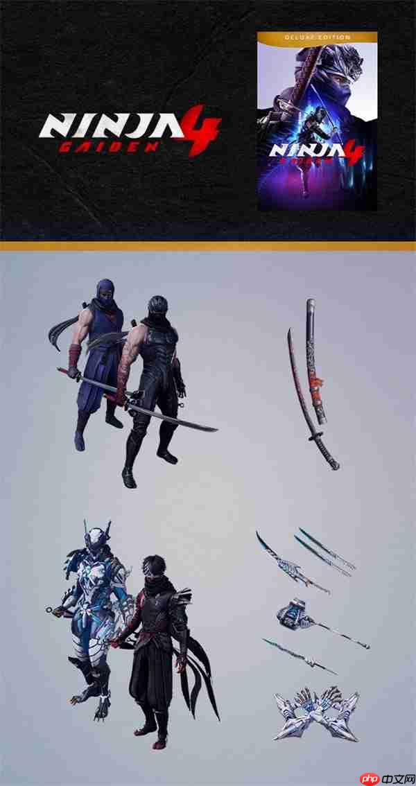 《忍者龙剑传4》开启预购 Steam标准豪华版298398元