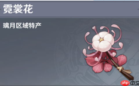 原神霓裳花分布图