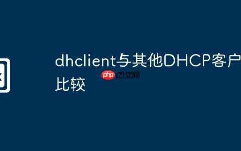 dhclient与其他DHCP客户端比较