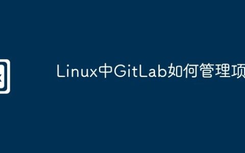 Linux中GitLab如何管理项目