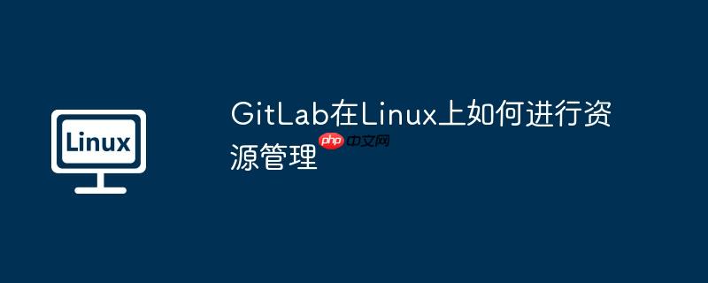 gitlab在linux上如何进行资源管理