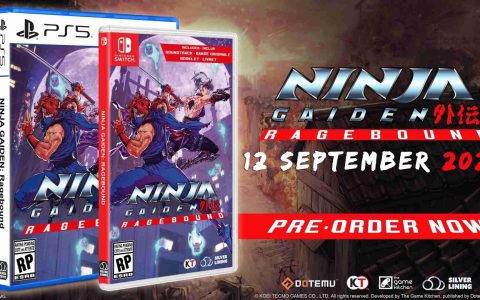 《忍者外传：怒之羁绊》PS5和NS实体版将在9月12日推出
