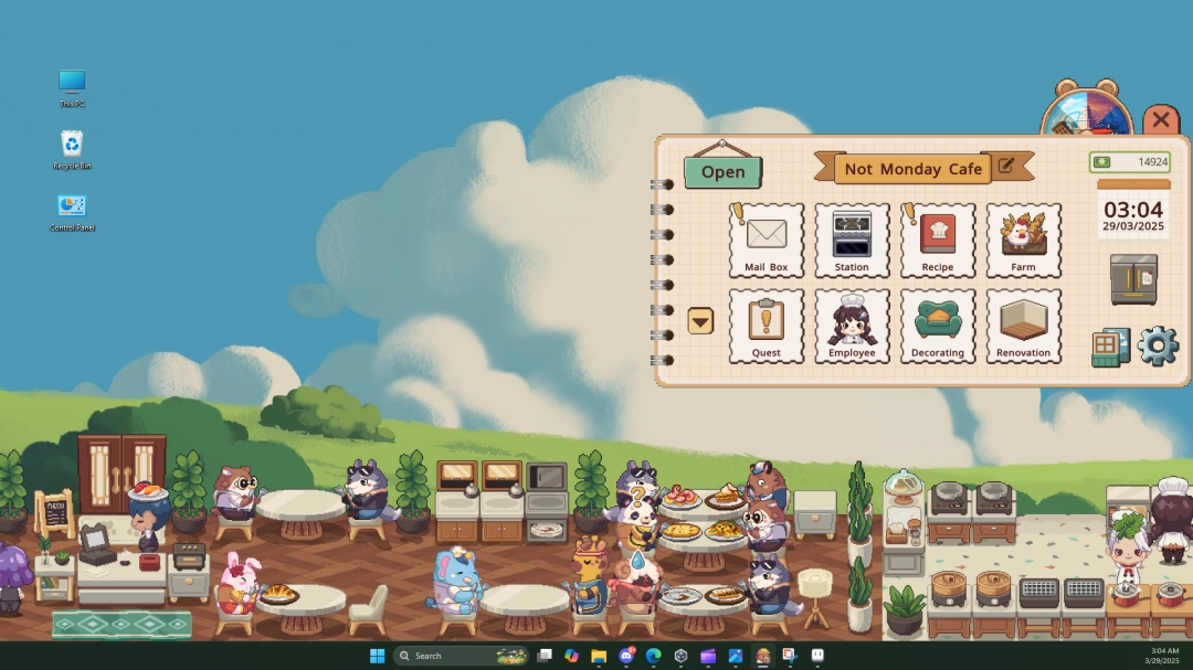 《遗忘周一咖啡馆》发售日期正式确定!「Steam 新品节」体验 DEMO 试玩版!