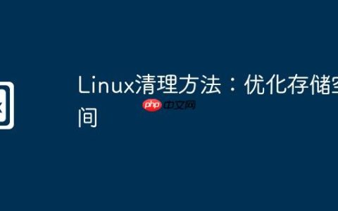 Linux清理方法：优化存储空间