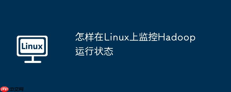 怎样在linux上监控hadoop运行状态